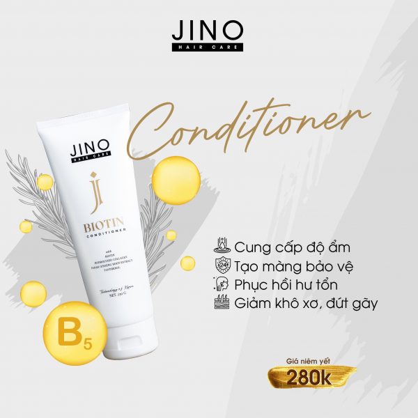 Dầu xả J BIOTIN giúp phục hồi tóc hư tổn, bảo vệ tóc khỏi môi trường nắng, gió, khói bụi, giảm khô xơ và đứt gãy tóc - Hình ảnh 2